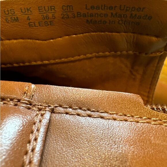 Revolve Franco Sarto Elese Leather Ankle Chelsea Boot in Cognac NWOT - Picture 13 of 13